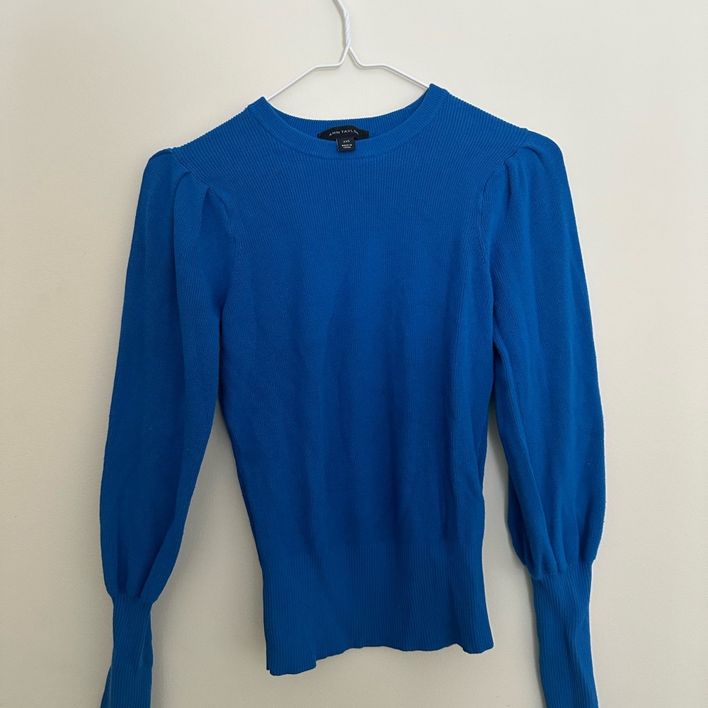Blue Knit Ann Taylor sweater